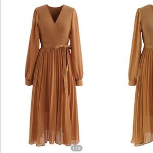 NWT Chicwish Camel Dress